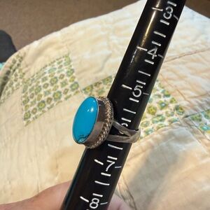 Turquoise Stone Sterling Silver Ring